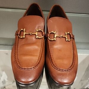 Ferragamo Mens Moccasin with Gancini ornament